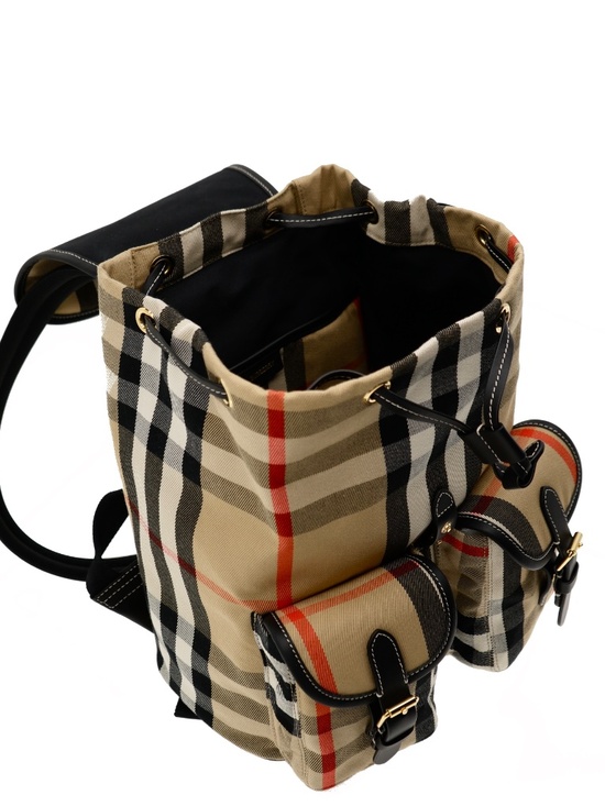 Burberry Enfield Woman Backpack Check Canvas New main image 4